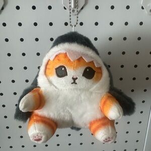 Mofusand shark plush pendant